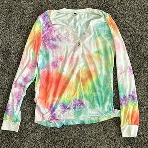 COMFY tie dye long sleeve shirt